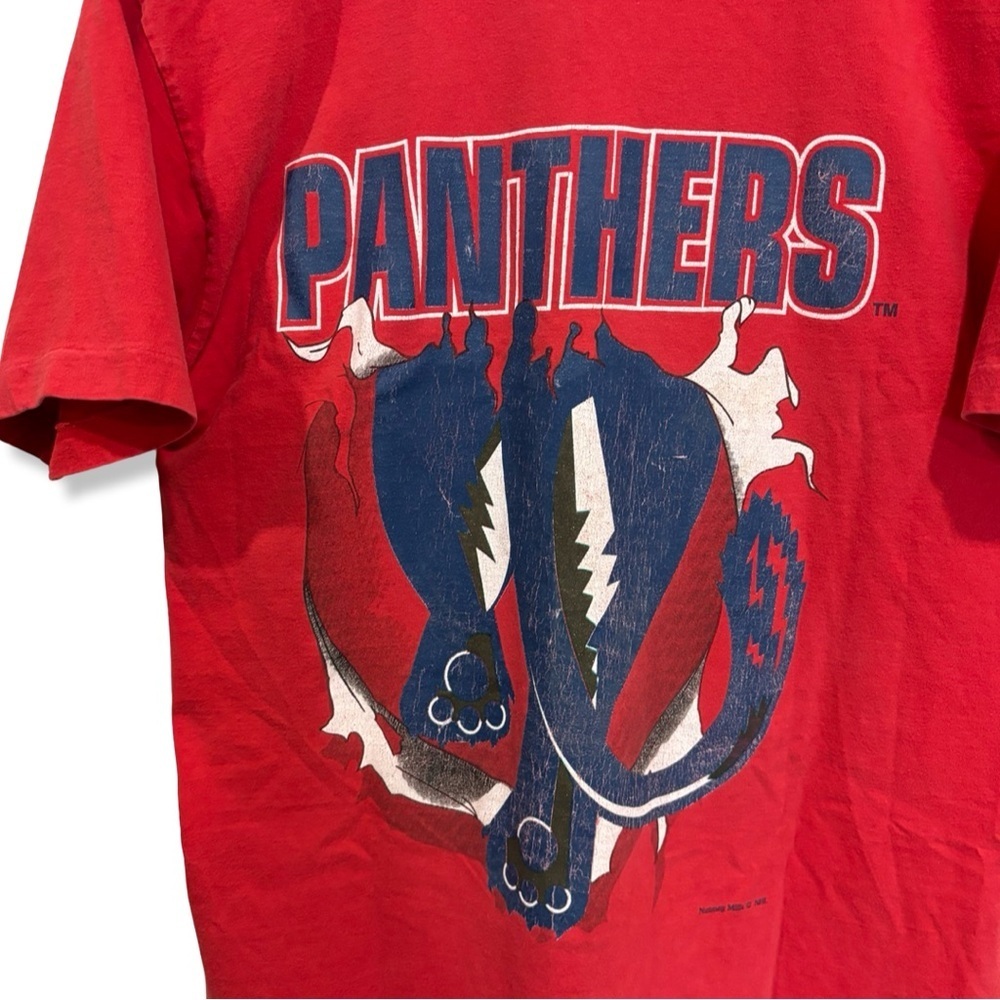 Vintage 90s Florida Panthers T-Shirt - Picture 4 of 6
